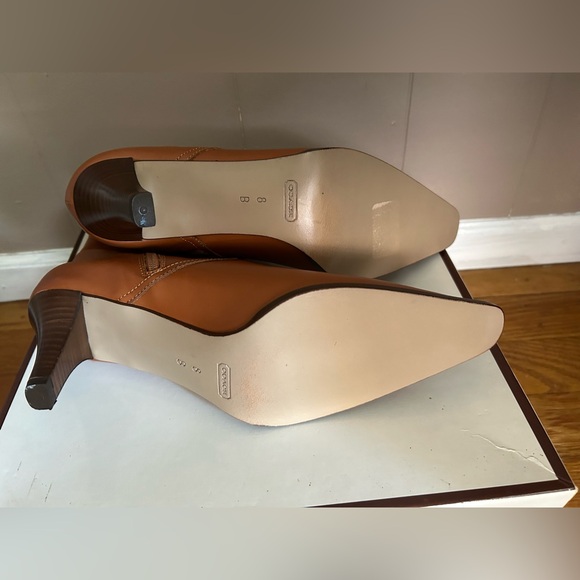 NEW - COACH - ALEXIS BABY CALF BOOTS - TAN/BROWN - SIZE: 8 - Picture 7 of 13